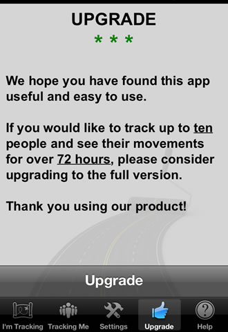 GPS tracker cell phone tracking iPhone app