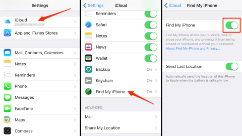 How To Enable Find Your iPhone