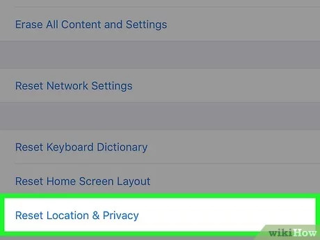 Periodically Resetting Phone Location Tracking Settings Improves Privacy