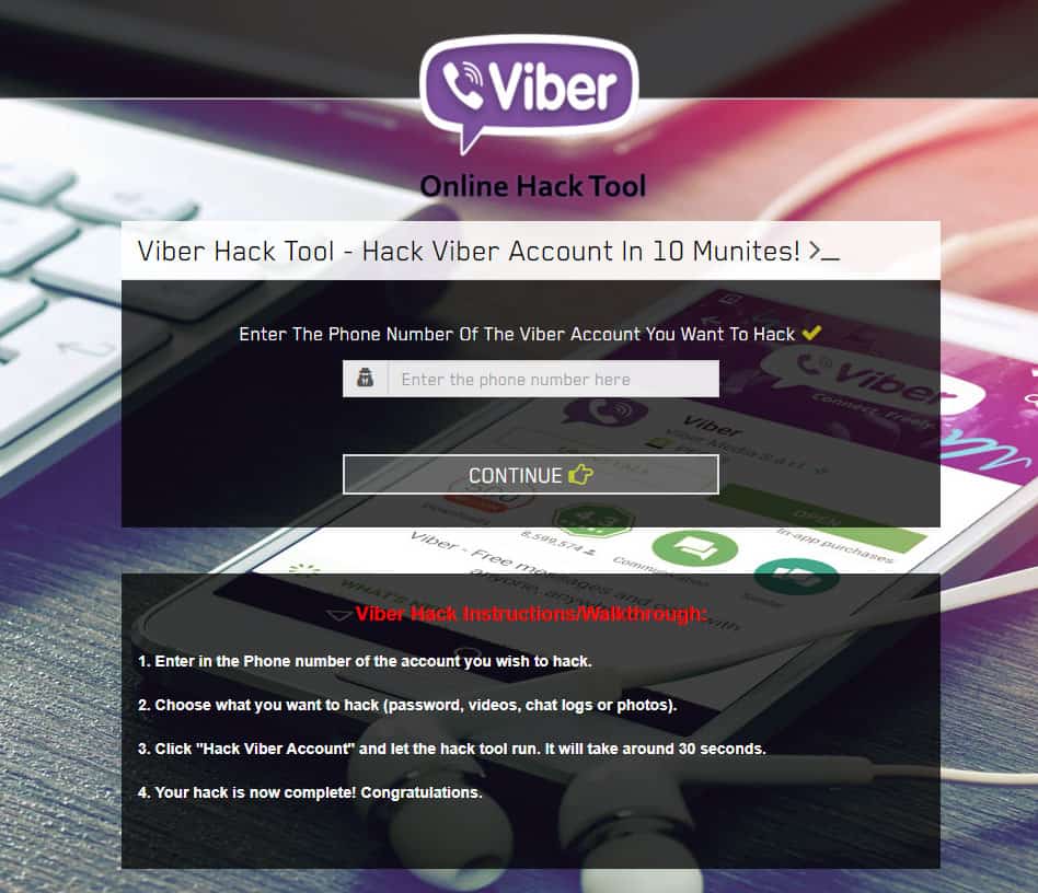 Viber for laptop