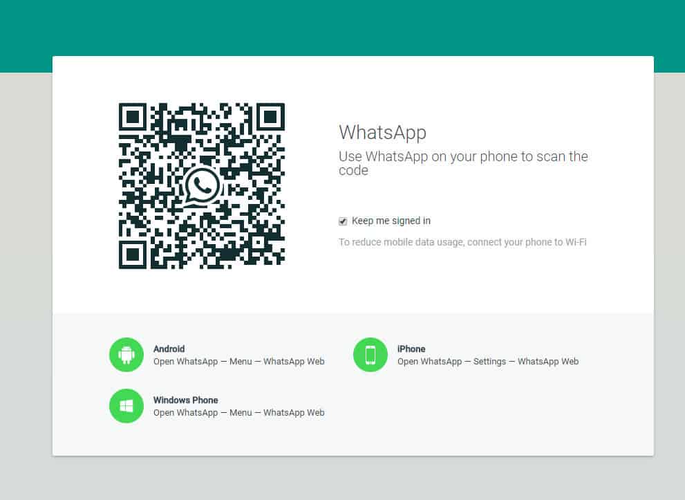 web whatsapp code qr